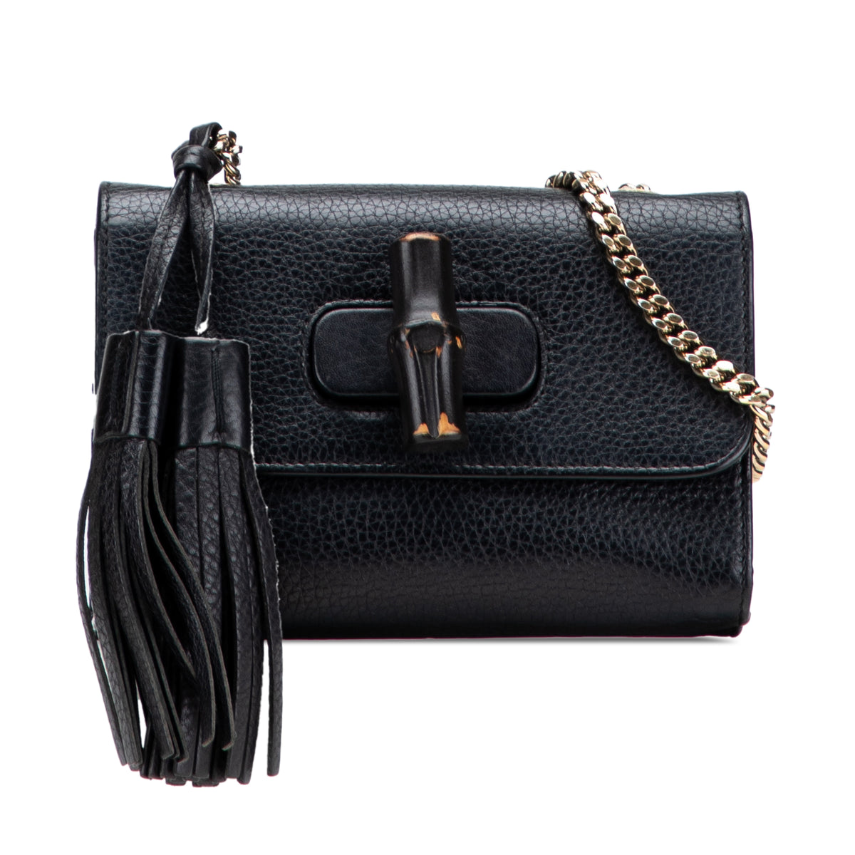Small Leather Miss Bamboo Crossbody
