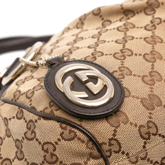 GG Canvas Sukey Satchel