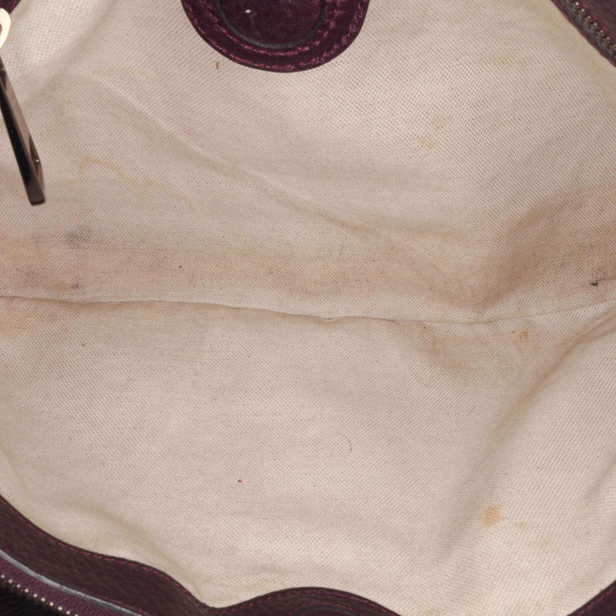 Medium Calfskin Bamboo Shopper Satchel