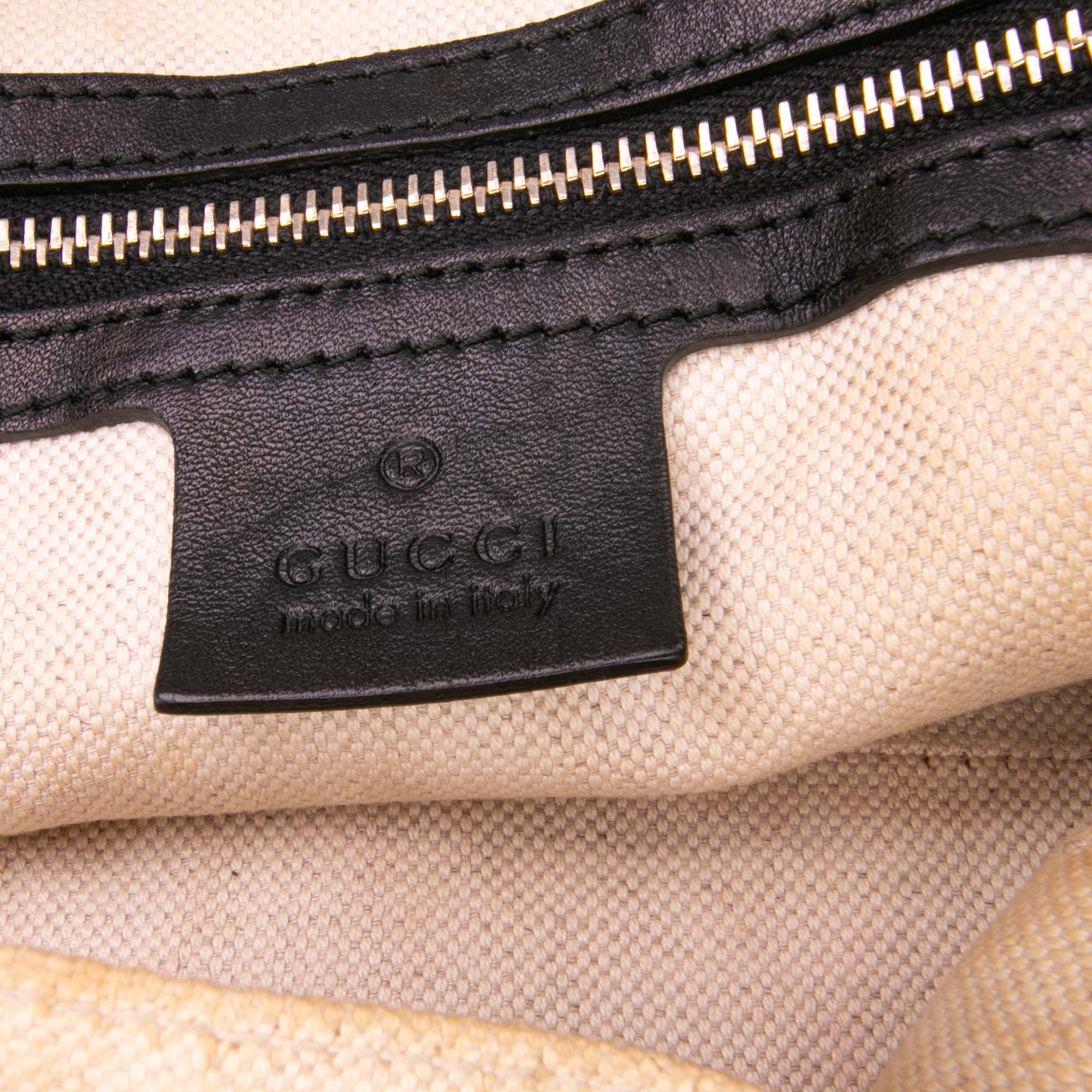 Large Microguccissima Nice Dome Satchel