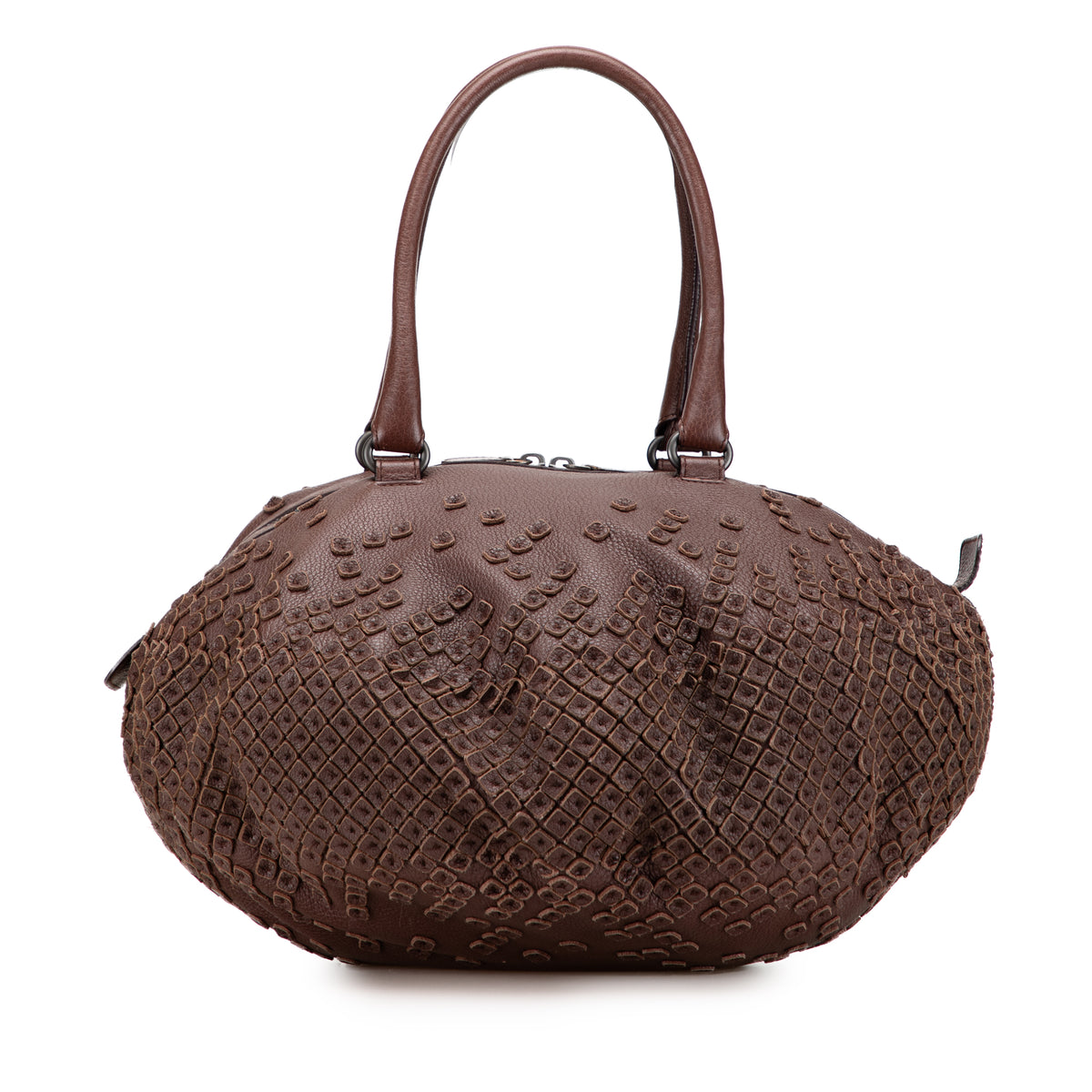 Cervo Patchwork Bowler Bag