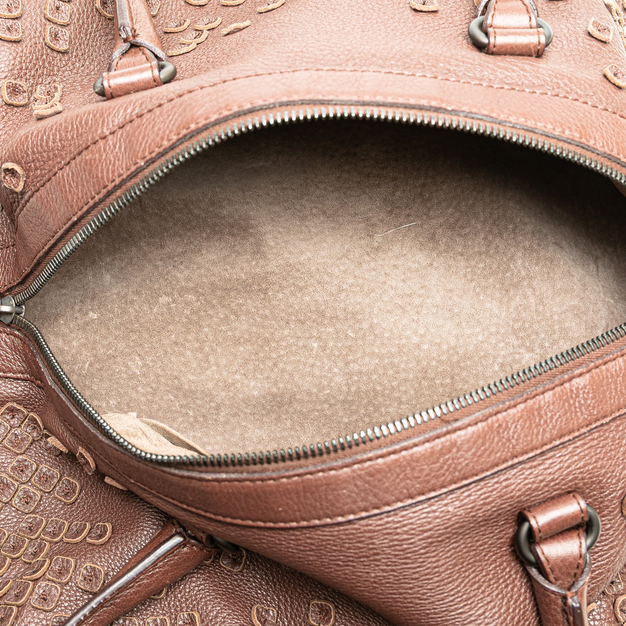 Cervo Patchwork Bowler Bag