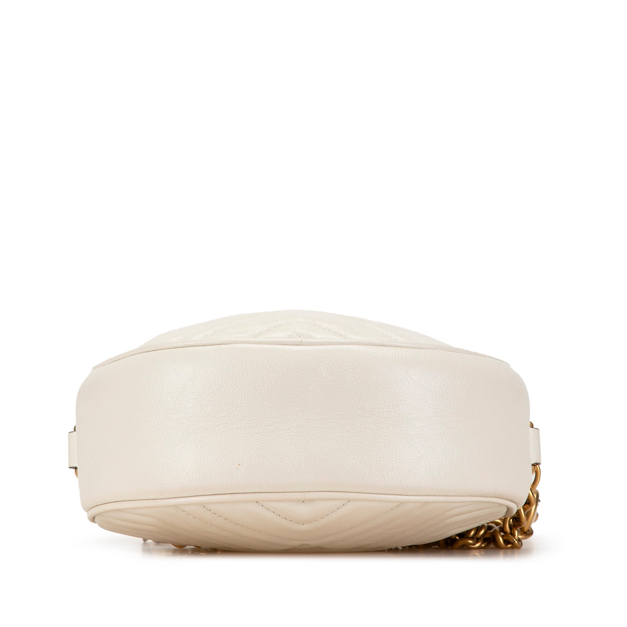 Mini GG Marmont Round Leather Crossbody