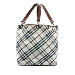 Nova Check Canvas Tote