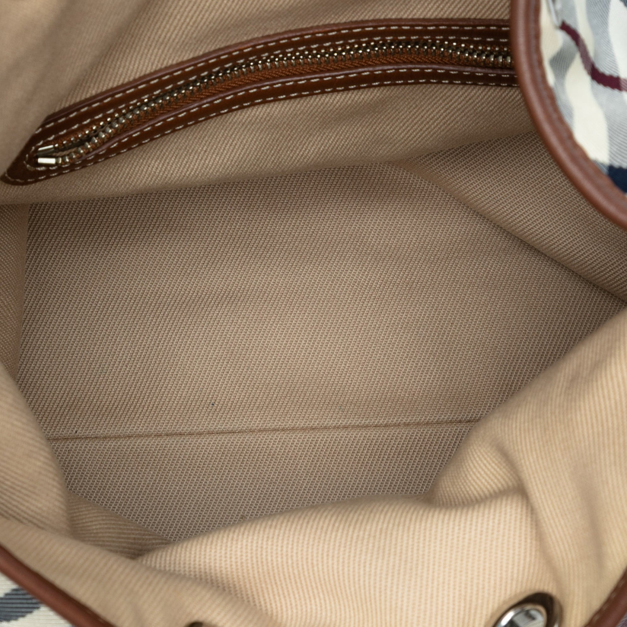 Nova Check Canvas Tote