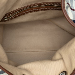 Nova Check Canvas Tote