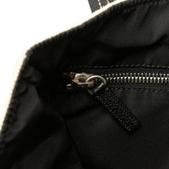 Vitello Trimmed Canvas Canapa Tote