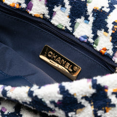 Medium Houndstooth Tweed 19 Flap