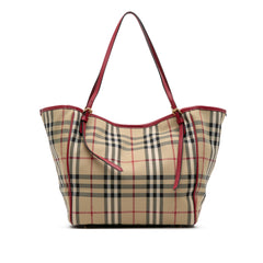 Small Haymarket Check Canvas Canterbury Tote
