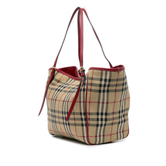 Small Haymarket Check Canvas Canterbury Tote