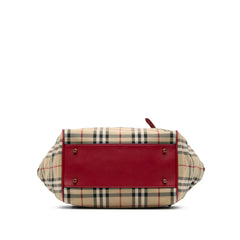 Small Haymarket Check Canvas Canterbury Tote