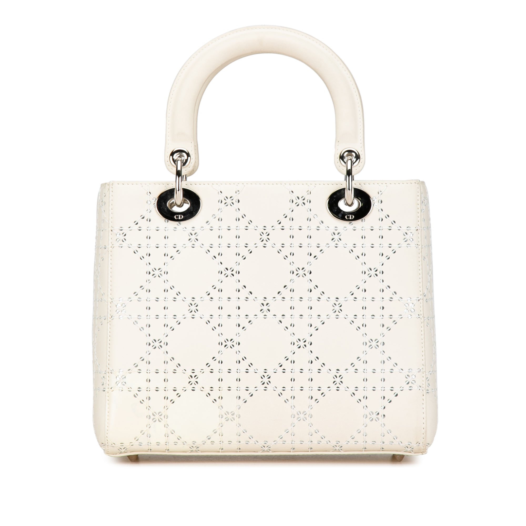 Medium Perforated Calfskin Cannage Lady Dior_2