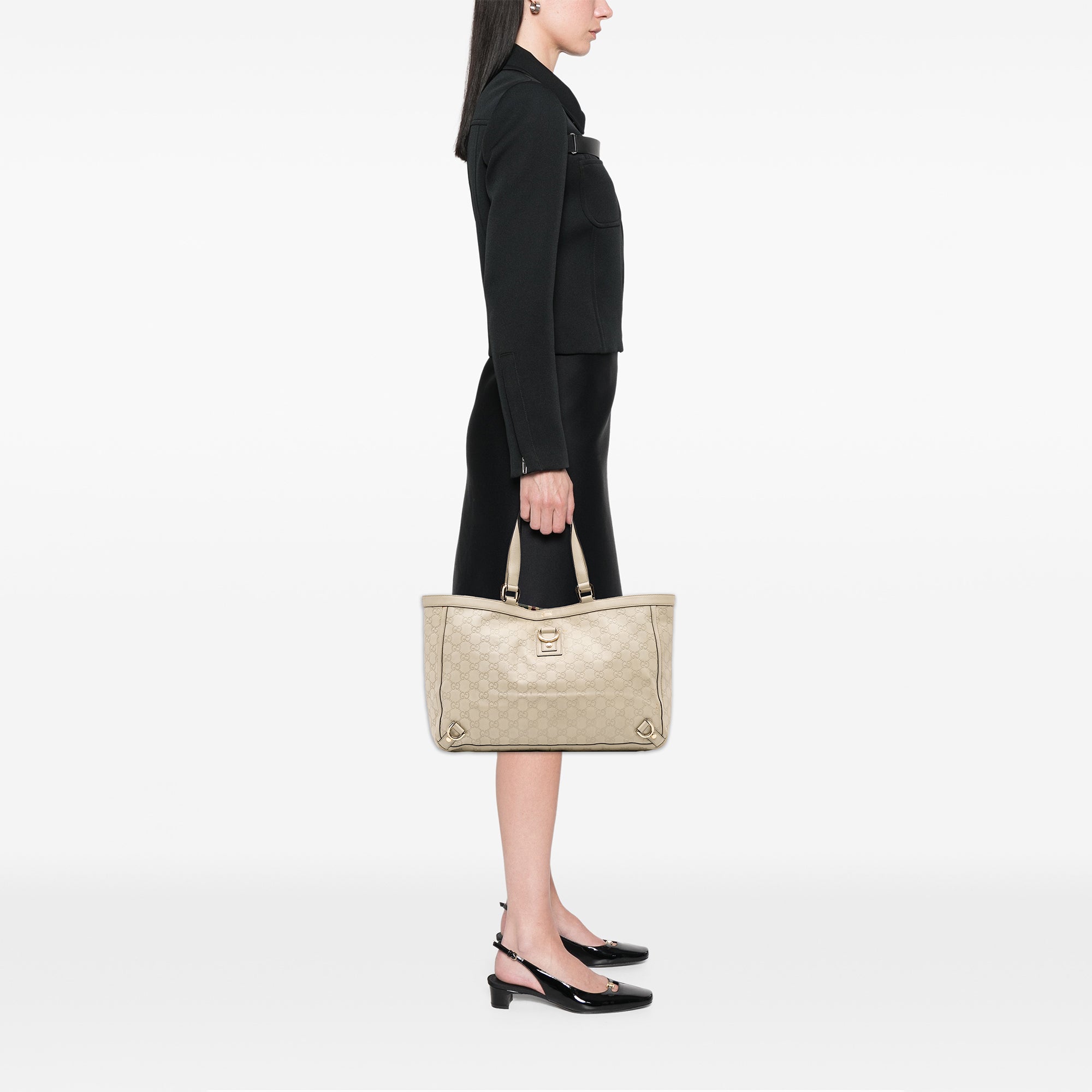 Guccissima Abbey D Ring Tote