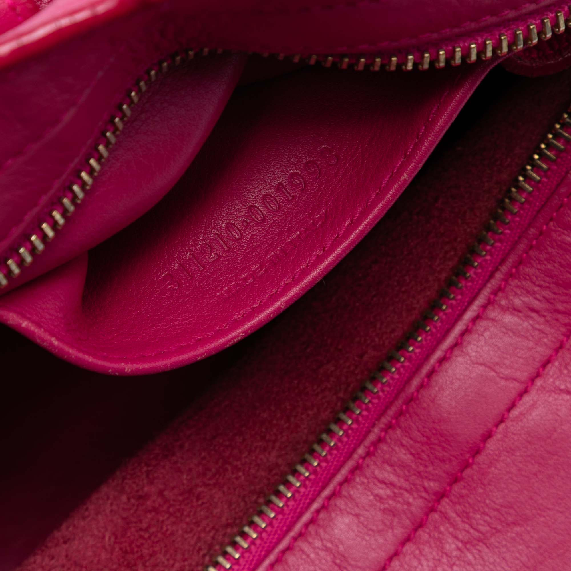 Small Calfskin Cabas Chyc Satchel