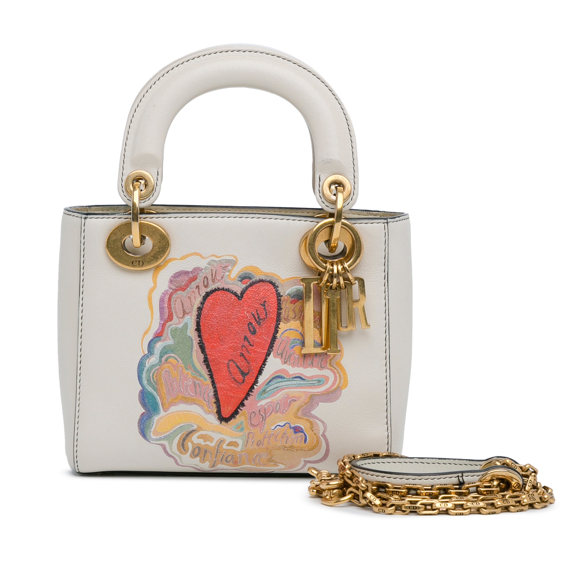 Niki De Saint Phalle Mini Calfskin Dioramour Lady Dior