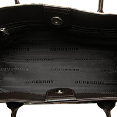 House Check Canvas Handbag