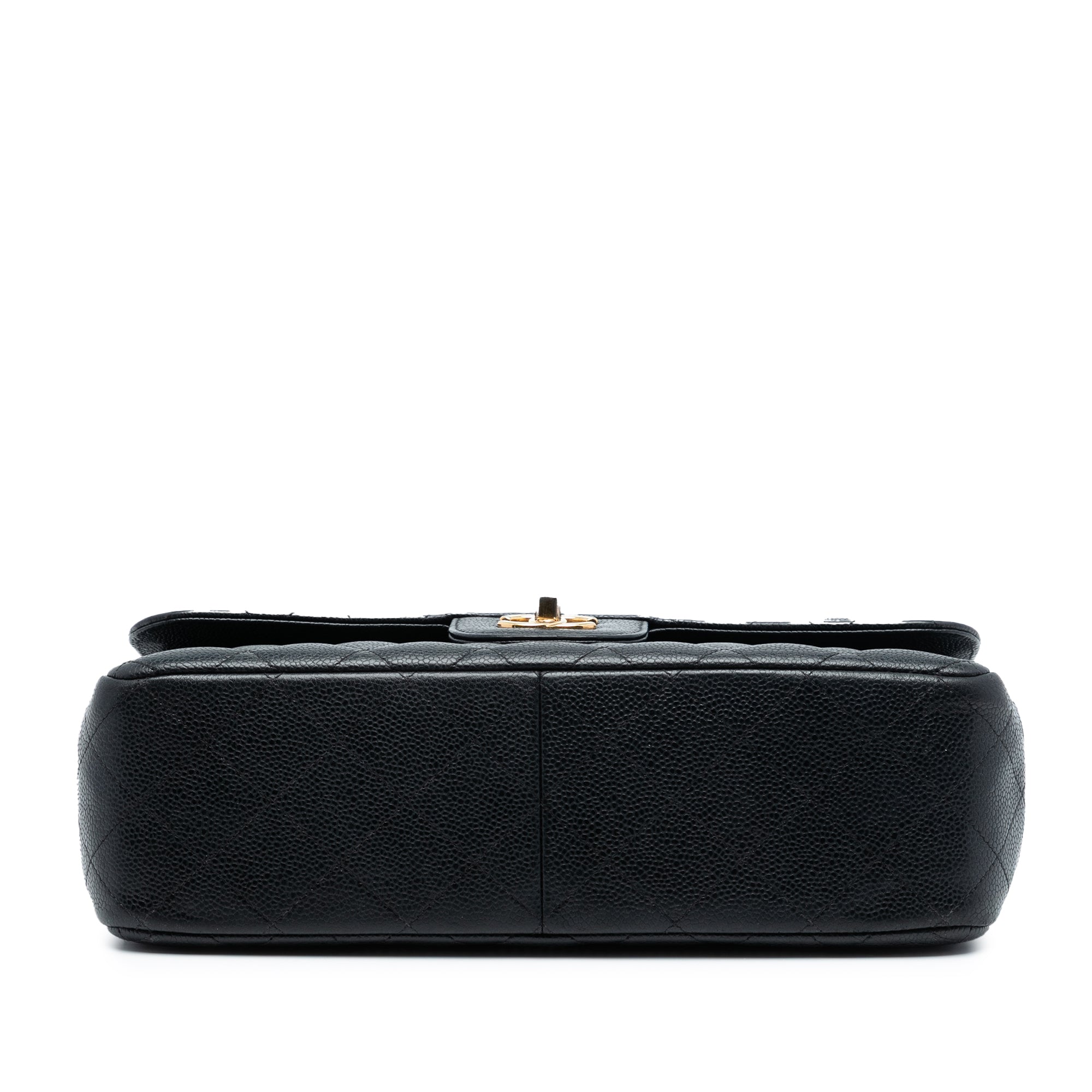 Jumbo Classic Caviar Double Flap