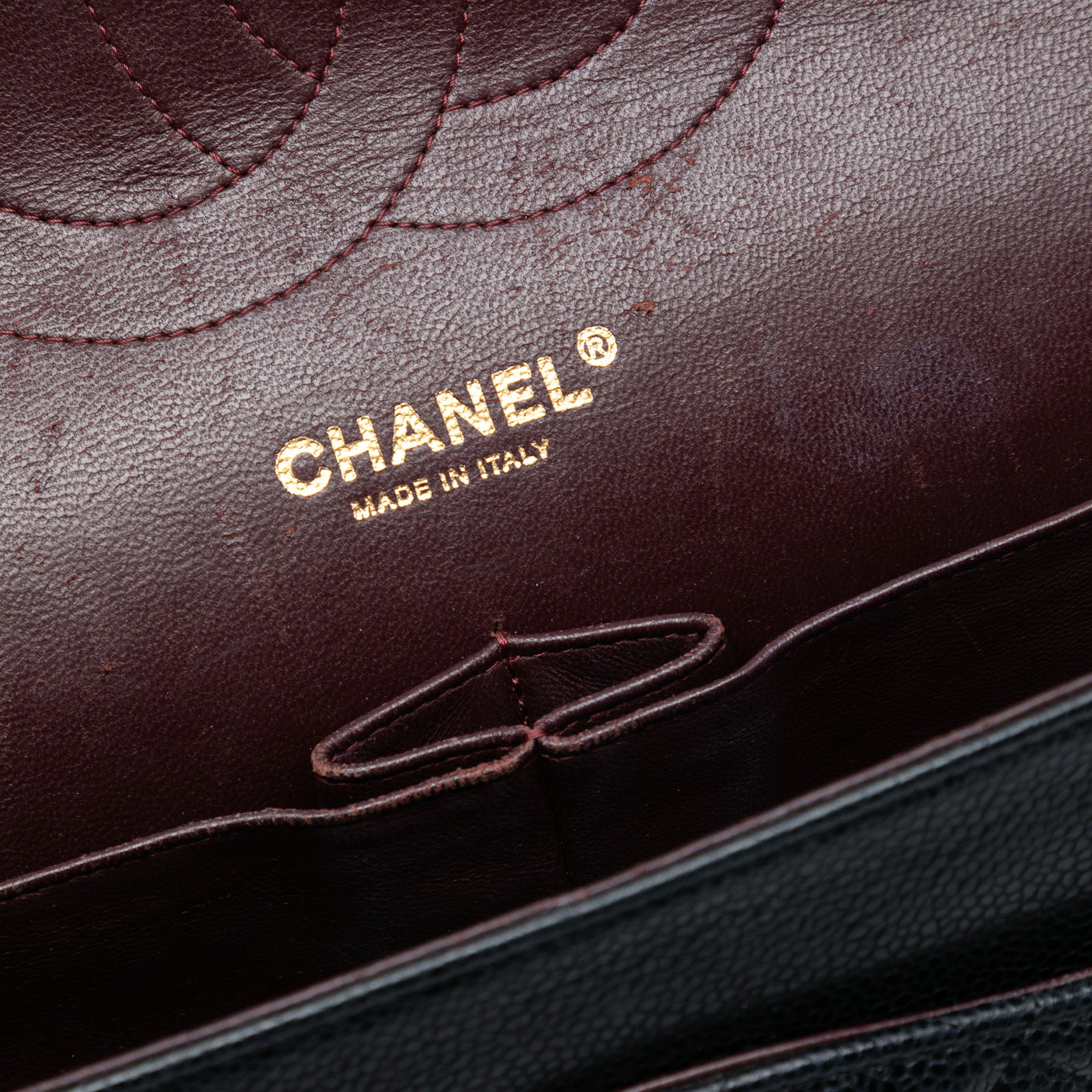 Jumbo Classic Caviar Double Flap