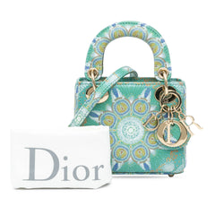 Micro Calfskin In Lights Lady Dior