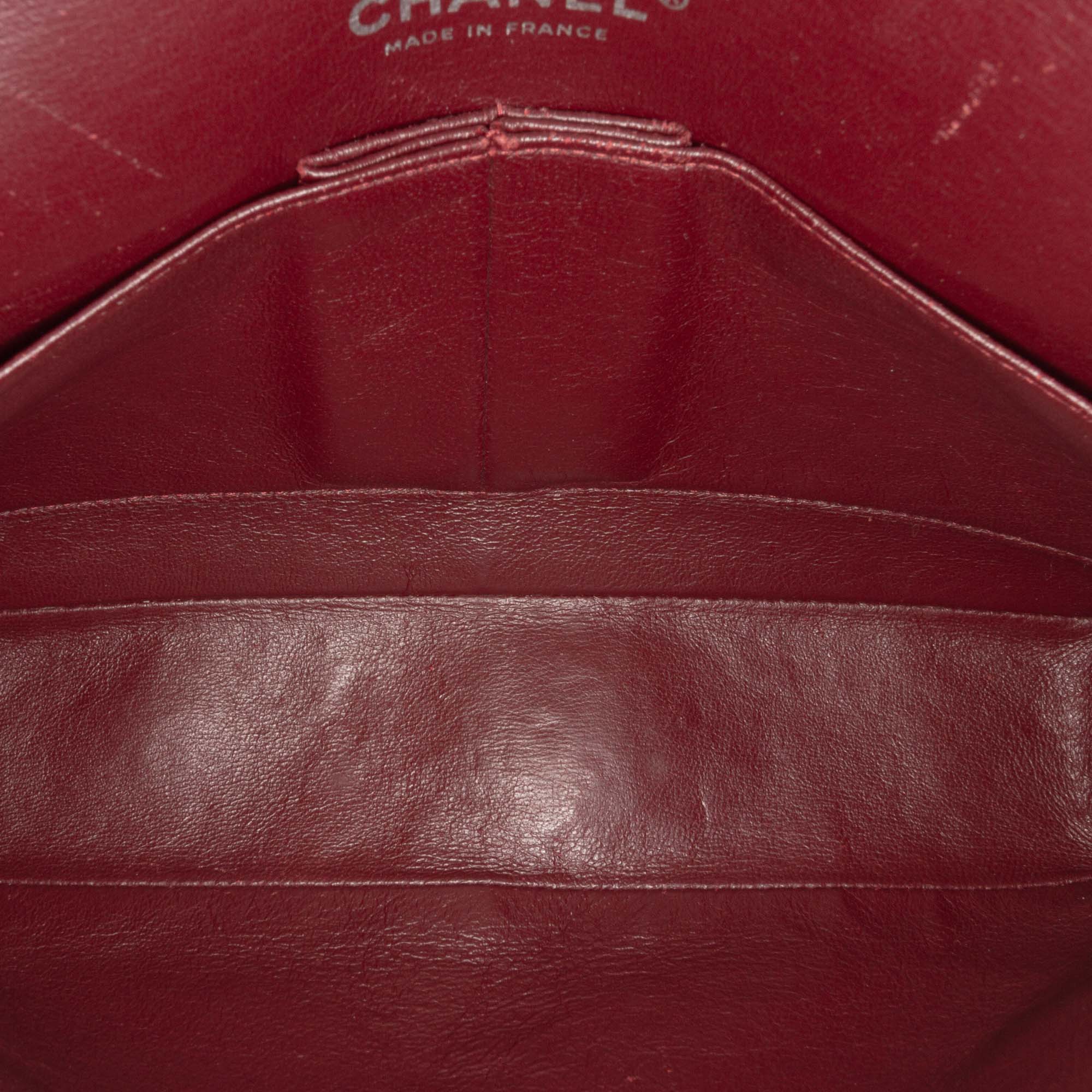 Medium Classic Lambskin Double Flap