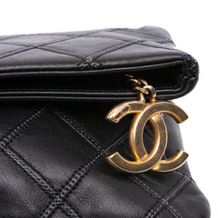 Quilted Lambskin Leather Clutch