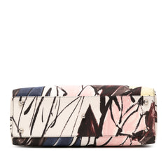 Large Canvas Floral Graffiti Lady Dior