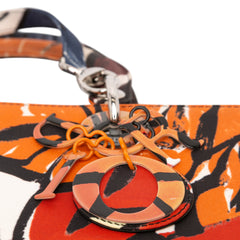 Large Canvas Floral Graffiti Lady Dior