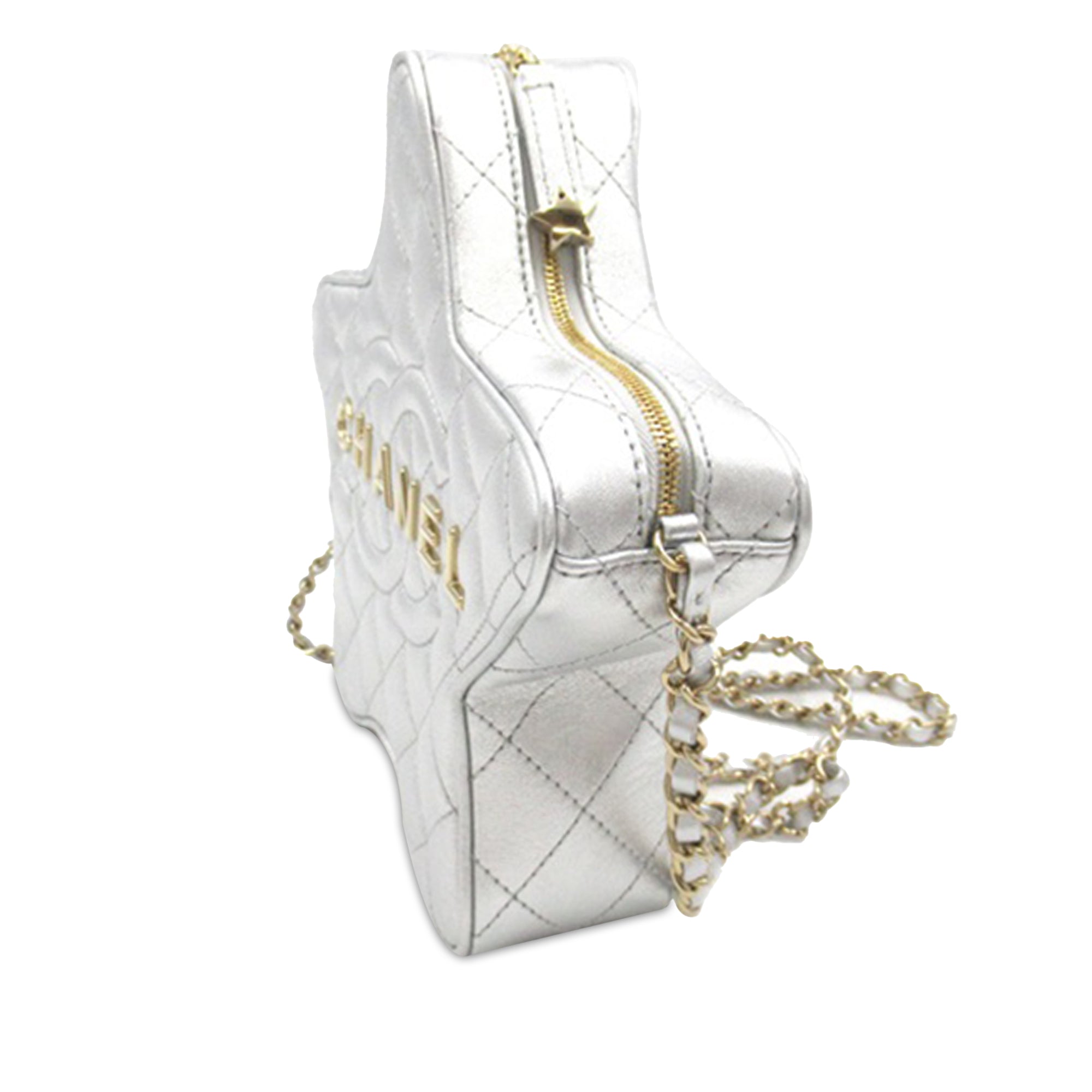 Metallic Lambskin Star Chain Crossbody_1