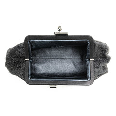 Crackled Calfskin Monte Carlo Clutch