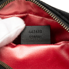 Small GG Marmont Matelasse Velvet Crossbody