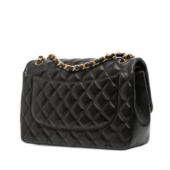 Jumbo Classic Lambskin Double Flap