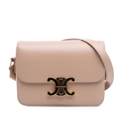 Teen Shiny Calfskin Triomphe Crossbody
