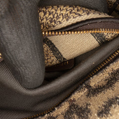 Mizza Medium Leopard Embroidered Canvas Lady D Lite