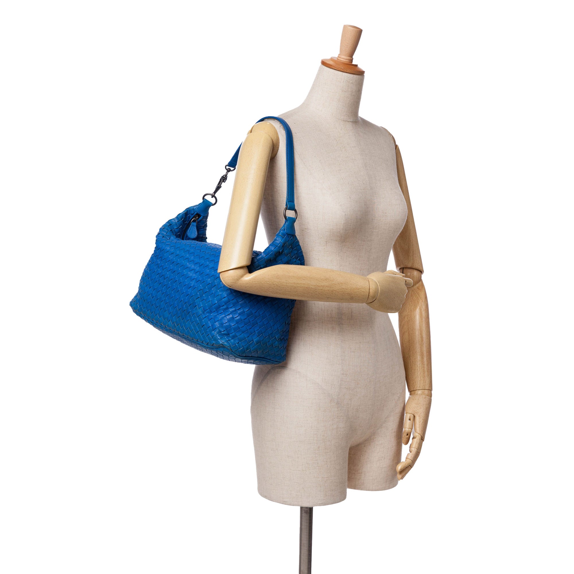 Nappa Intrecciato Shoulder Bag