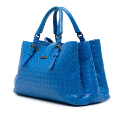 Small Nappa Intrecciato Roma Satchel