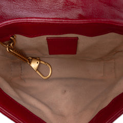 Super Mini GG Marmont Matelasse Leather Torchon Flap Crossbody