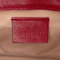 Super Mini GG Marmont Matelasse Leather Torchon Flap Crossbody