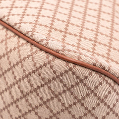 Diamante Canvas Village Double G Shoulder Bag