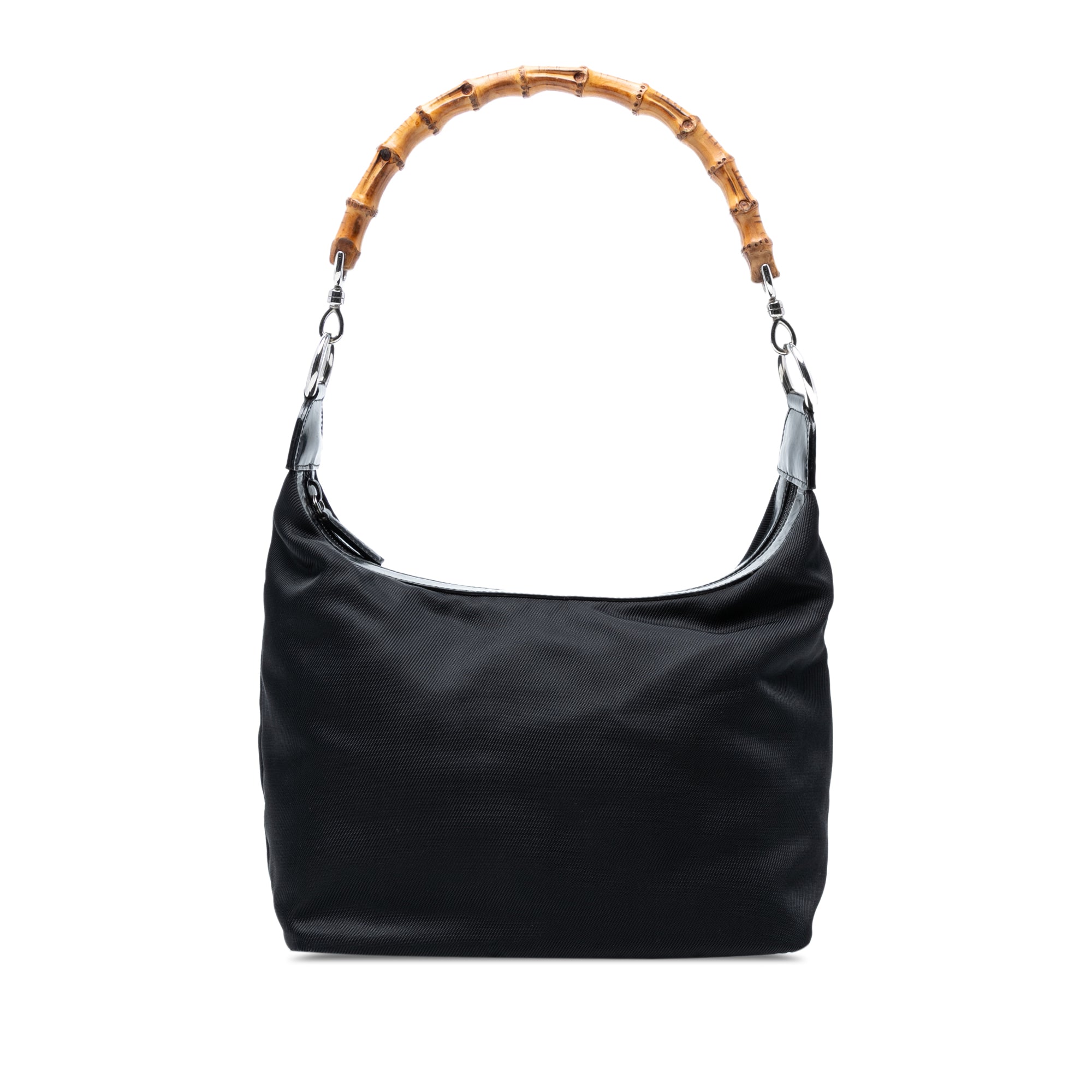 Nylon Bamboo Shoulder Bag