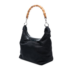 Nylon Bamboo Shoulder Bag