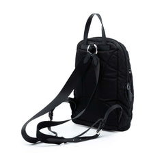 Saffiano Trimmed Impuntu Tessuto Backpack
