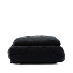 Saffiano Trimmed Impuntu Tessuto Backpack