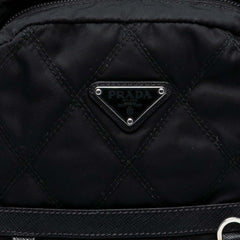 Saffiano Trimmed Impuntu Tessuto Backpack