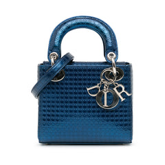 Mini Patent Microcannage Lady Dior