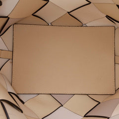 Small Woven Leather Surplus Basket Bag