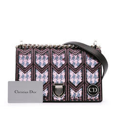 Small Sequin Embroidered Diorama Crossbody