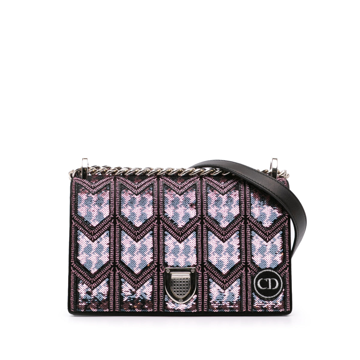 Small Sequin Embroidered Diorama Crossbody