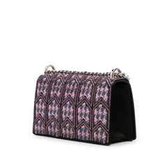 Small Sequin Embroidered Diorama Crossbody