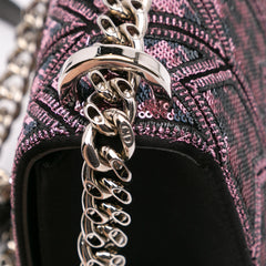 Small Sequin Embroidered Diorama Crossbody