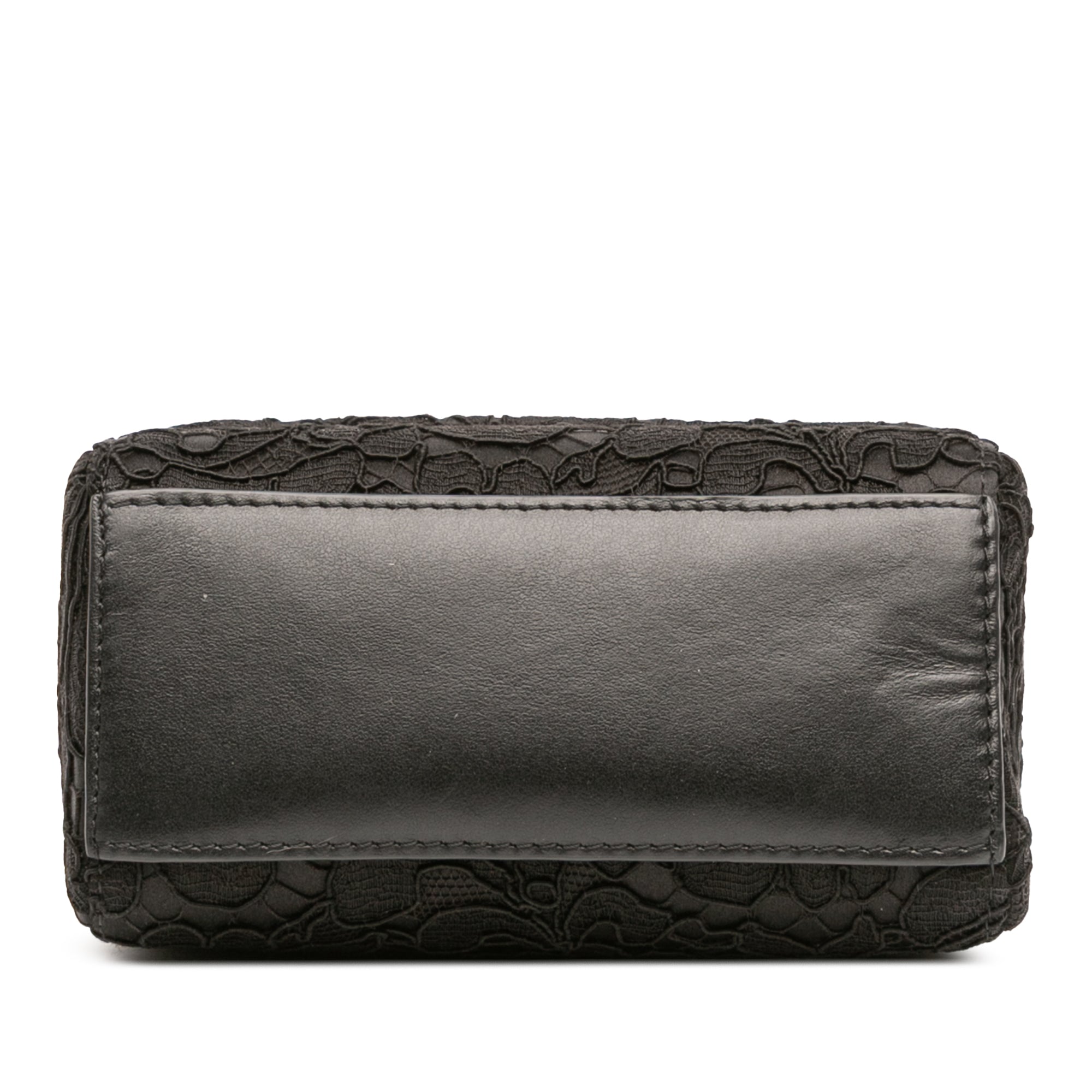 Silk and Lace Crystal Embellished DG Flap Satchel